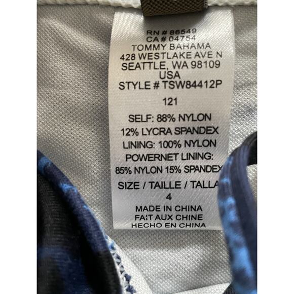 Tommy Bahama Swim One Piece Swimsuit Halter Multicolor Print Swimwear - Picture 9 of 9